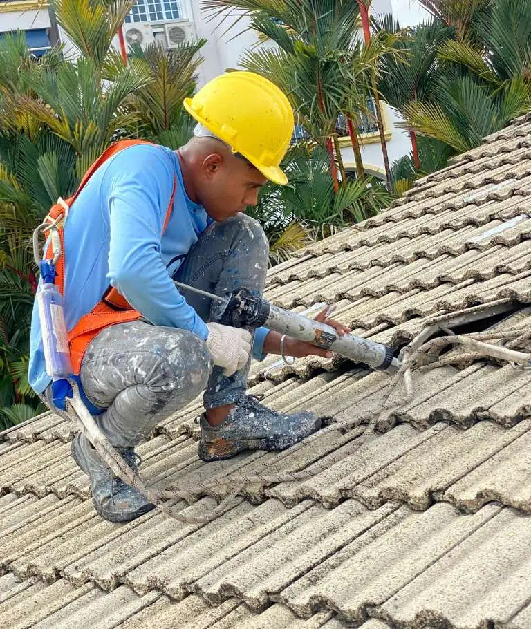 Roof waterproofing in Singapore