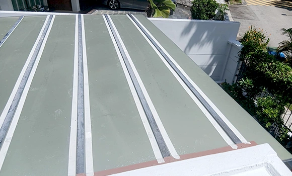 Composite panel waterproofing