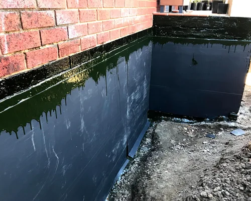 Waterproof membrane for walls