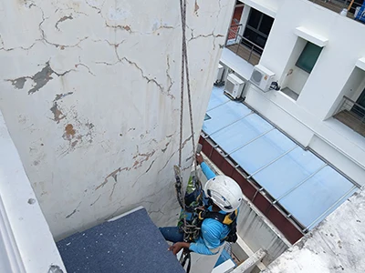 Notice mould or damp stains